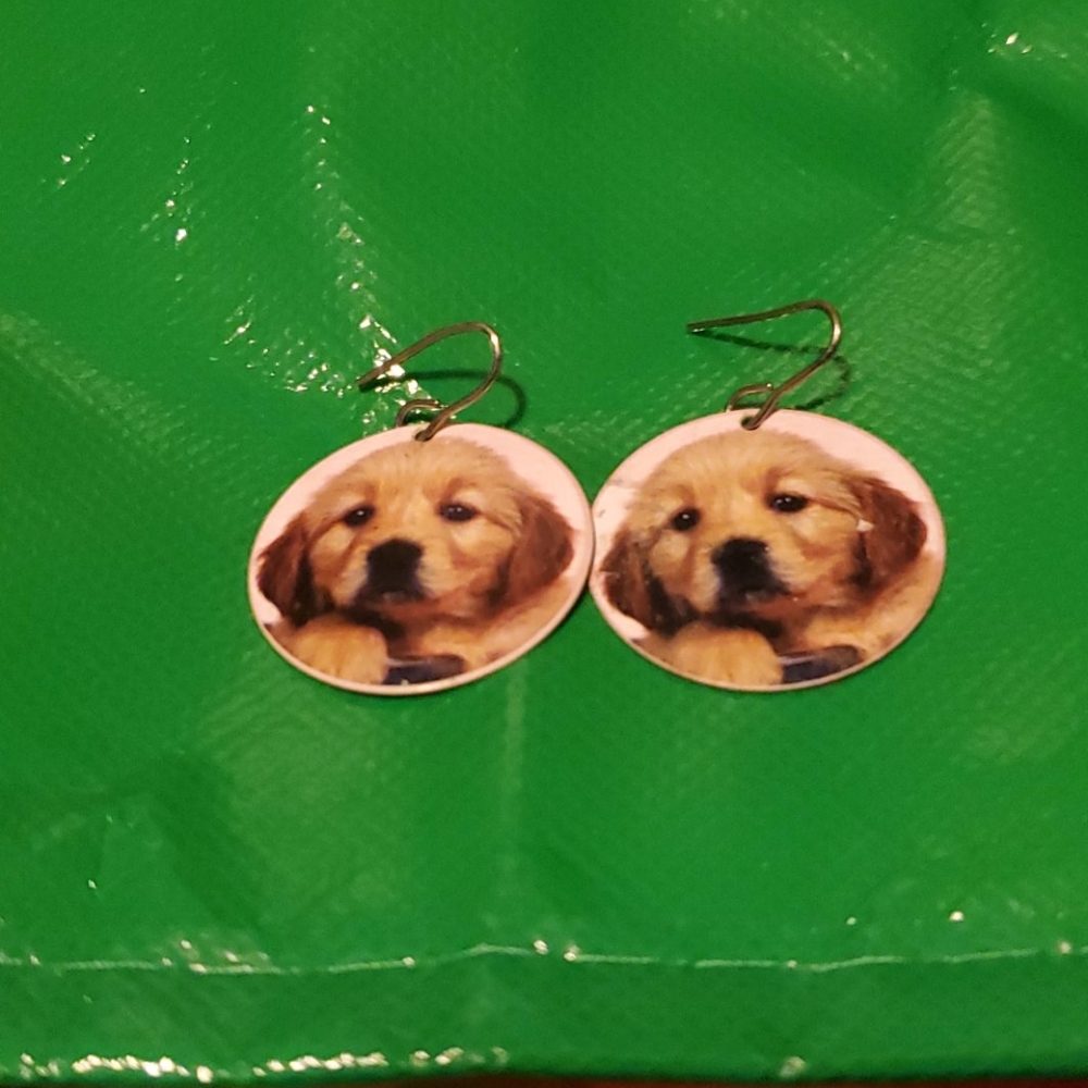 (3 for $10) Puppy Earrings